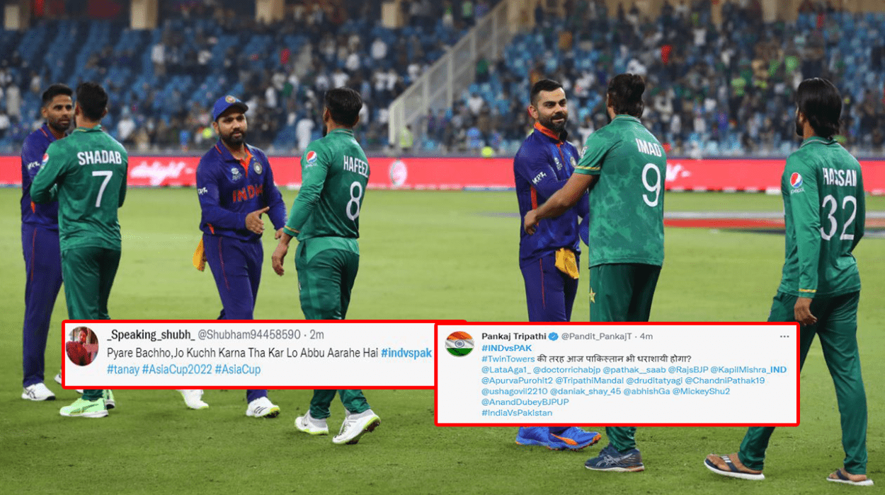 IND vs PAK twitter reactions asia cup 2022