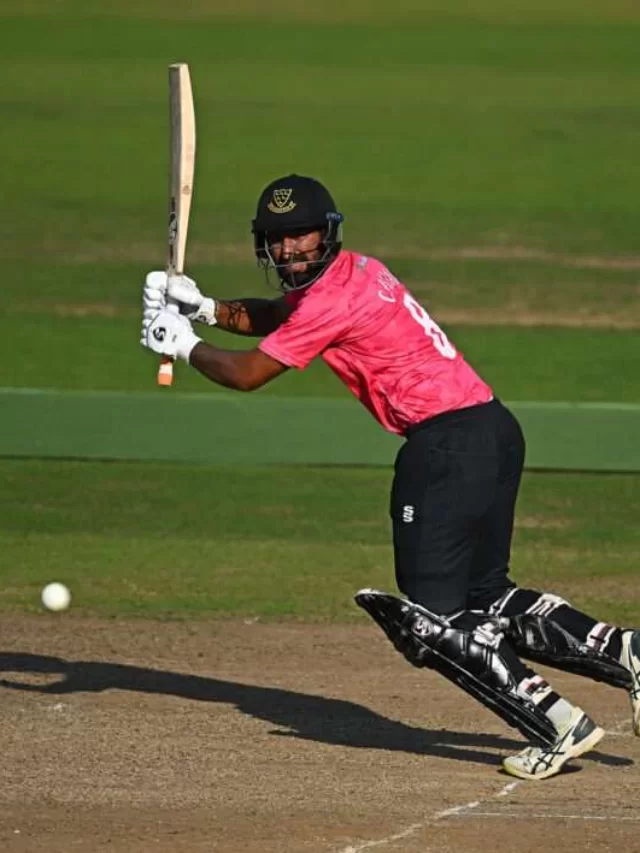 Cheteshwar Pujara hit six sixes in English County