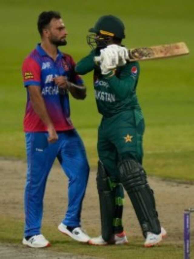 Asif Ali beats an Afghan player