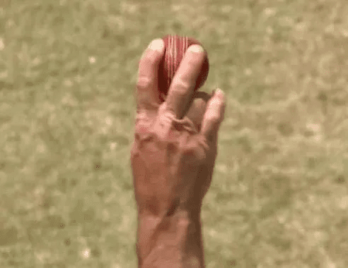 Jimmy Anderson's release of a wobble ball