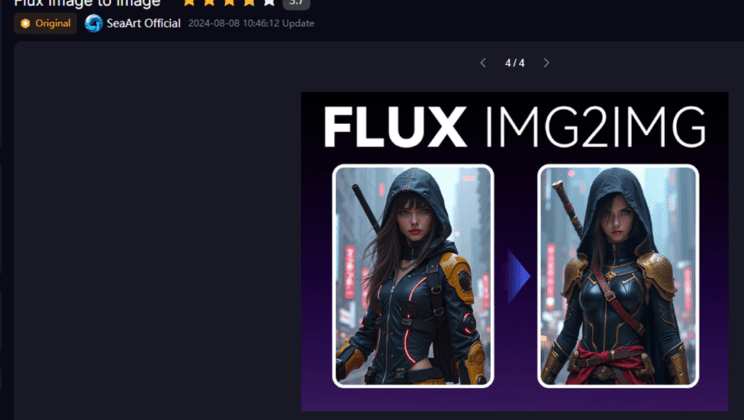 Transforming Creativity with Flux.1 AI Generator and SeaArt AI: Image-to-Image Technology 6 Transforming Creativity with Flux.1 AI Generator and SeaArt AI: Image-to-Image Technology