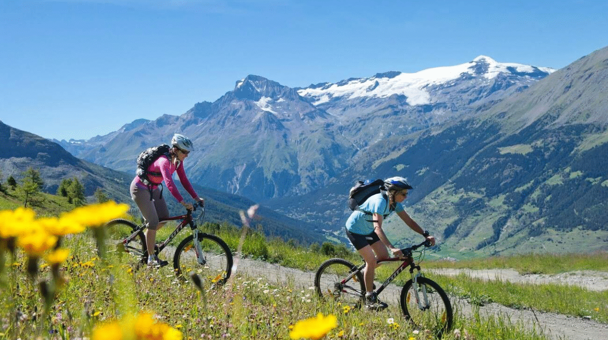 Cycling Through Alpine Valleys