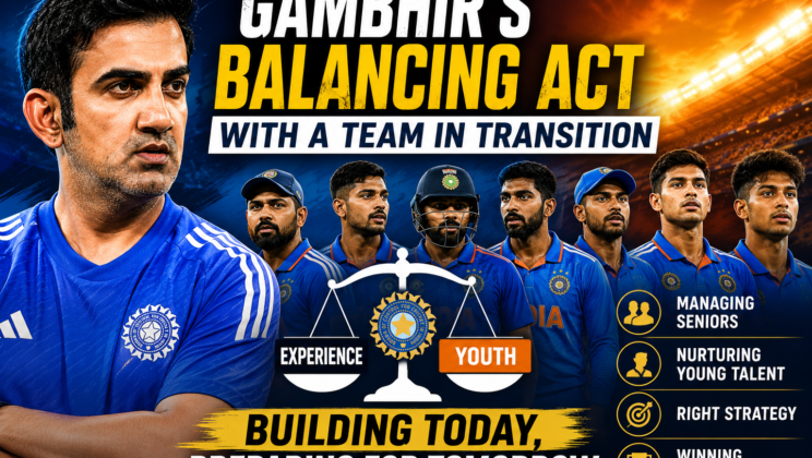 Gambhir’s Balancing Act with a Team in Transition: Guiding India Through a New Era